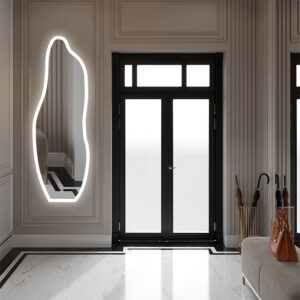 Espejo decorativo biselado con luz LED 3 Espejo decorativo biselado con luz LED